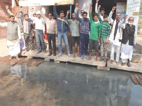 Chamunda temple waterlogging , fair anger